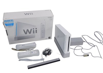 Lot 605 - A Nintendo Wii computer system, partially...