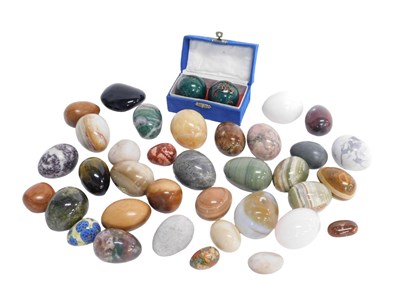 Lot 613 - Various polished metamorphic and other stone...