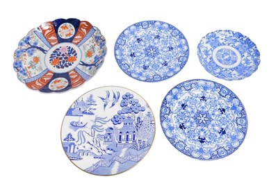 Lot 617 - Various Oriental china, a Japanese Meiji...