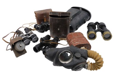 Lot 762 - Various field binoculars, early 20thC and...