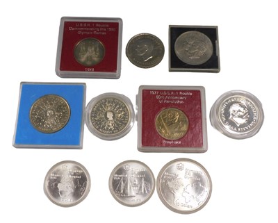 Lot 119 - Various coins, a Sierra Leone one leone for...