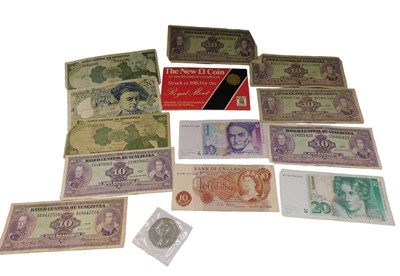 Lot 120 - Various coins, proof and other, banknotes, etc....