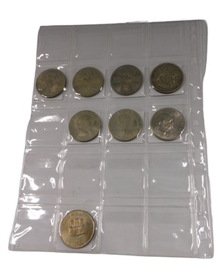 Lot 131 - Various coins, crowns, Churchill crown, George...