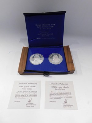 Lot 144 - Coins, a Camen twenty five dollar proof, and a...
