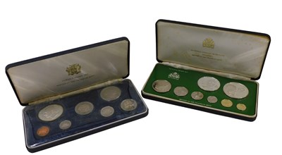 Lot 146 - Coins, a 1976 Coinage of Guyana eight coin...