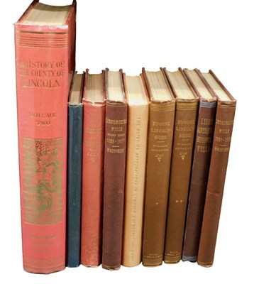 Lot 777 - Various books on Lincolnshire, History of...