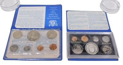 Lot 154 - Various coins, New Zealand souvenir coin set...