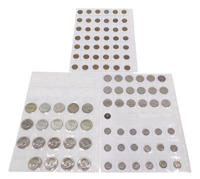 Lot 793 - Various coins, USA and American, to include...