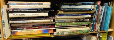 Lot 826 - Various books, art related, painting,...