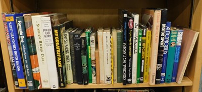 Lot 843 - Various books, motor racing, automobilia and...