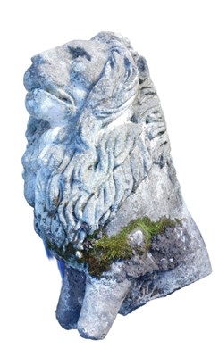 Lot 991 - An early 20thC heavily carved stone garden...