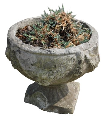 Lot 993 - A classical design concrete planter jardiniere,...