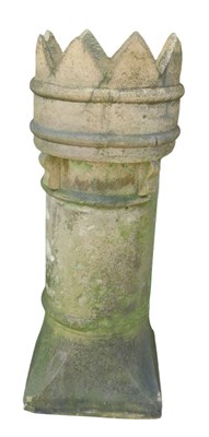 Lot 999 - An early 20thC fire clay chimney pot, of...