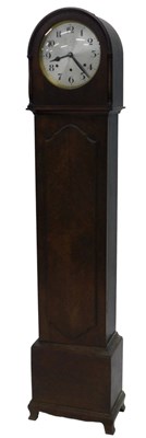 Lot 1036 - An early 20thC oak cased longcase clock, with...