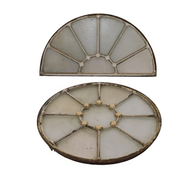 Lot 1053 - An unusual 19thC cast iron and glass...