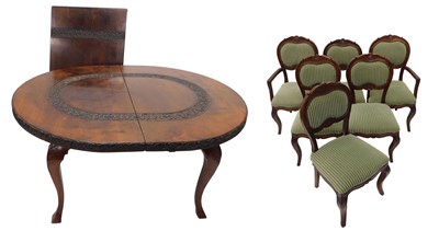 Lot 1093 - A heavily carved late 20thC Chinese design...