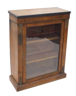 Lot 1116 - A 19thC walnut part inlaid and ormolu style...