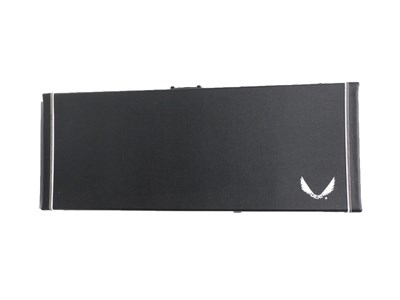 Lot 1153 - A Dean heavy duty guitar case, in black with...
