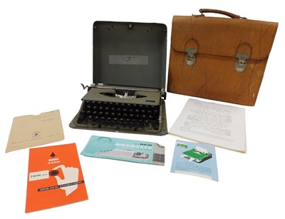 Lot 1156 - A mid-20thC Gossen Tippa cased typewriter,...